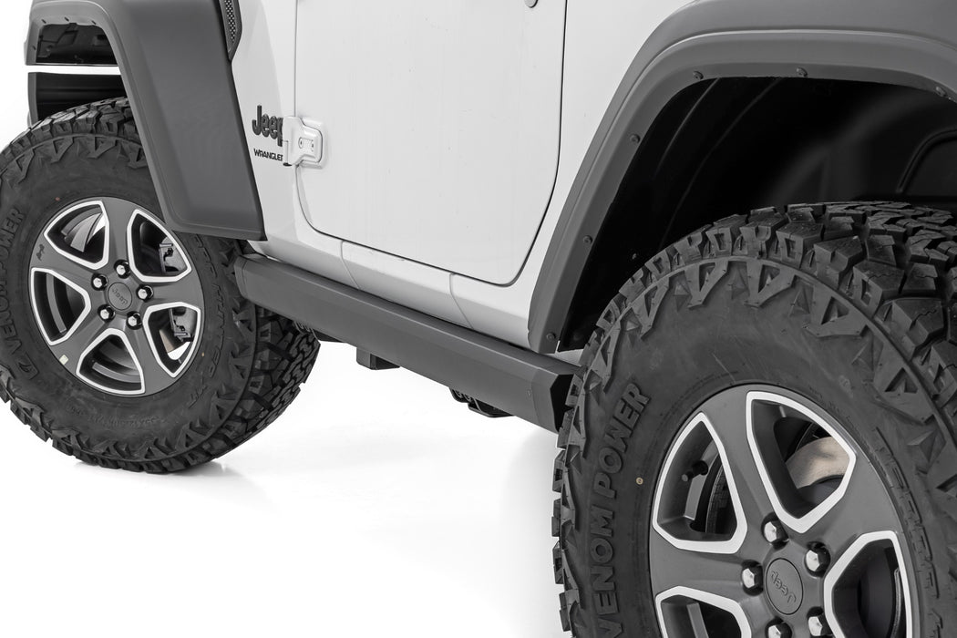 Rough Country Power Running Boards Lighted 2 Door compatible with Jeep Wrangler Jl (18-23) PSR61030