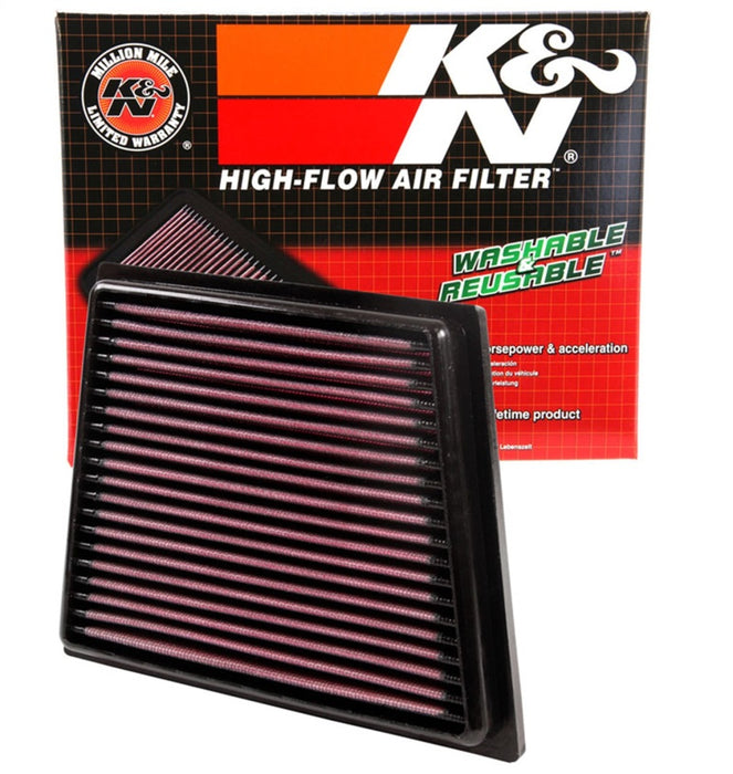 K&N 08 Ford Fiesta 1.25L-L4 Drop In Air Filter 33-2955