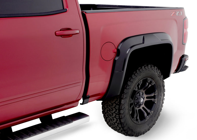 Bushwacker 2019 Chevrolet Silverado 1500 w/ 69.3in Fleetside Bed DRT Style Flares 4pc Black 40944-02