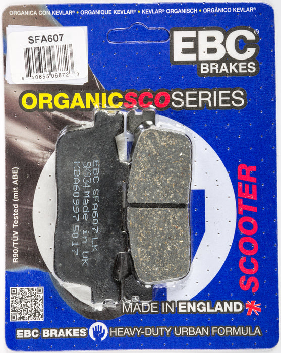 EBC Brakes SFA607 SFA Scooter Organic Disc Brake Pad