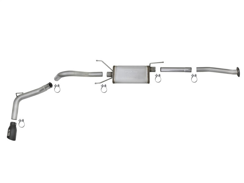 aFe MACH Force-Xp 2-1/2in 304 SS Cat-Back Exhaust w/Black Tips 2016+ Toyota Tacoma L4-2.7L / V6-3.5L 49-46042-B