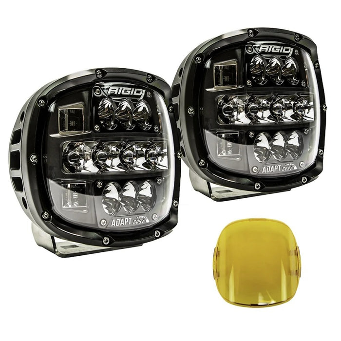 RIGID INDUSTRIES - 300414 Adapt XP Extreme Powersports LED Light with 3 Lighting Zones - GPS Module - Single Light