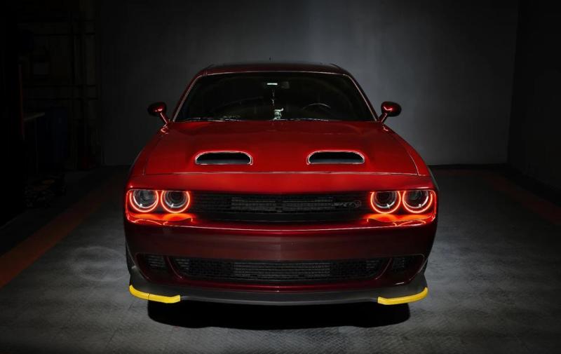 Oracle 15-21 Compatible with Dodge Challenger LED Waterproof Halo Kit Red SEE WARRANTY 3990-003