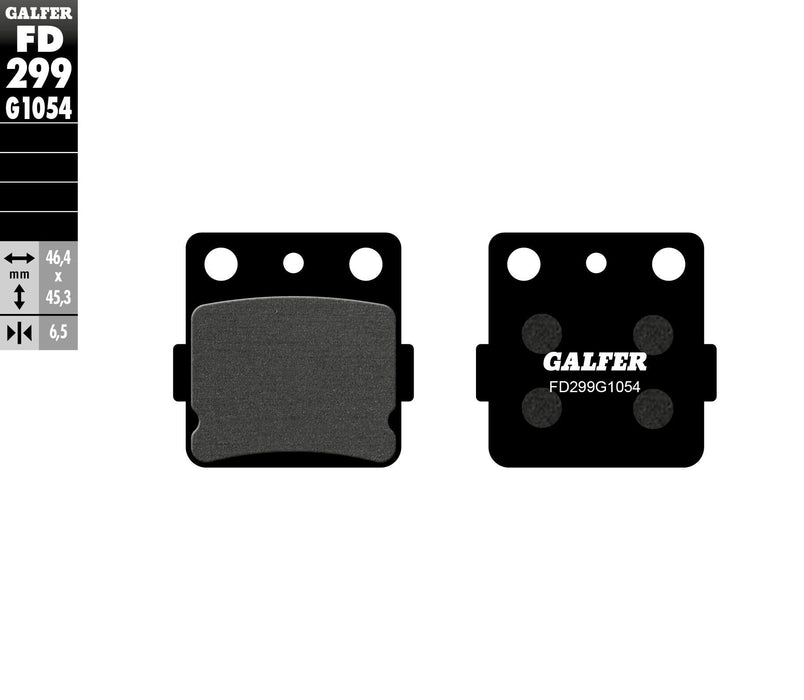 Galfer Semi-Metallic Brake Pads (Rear G1054) Compatible With 02-19 YAMAHA YZ85