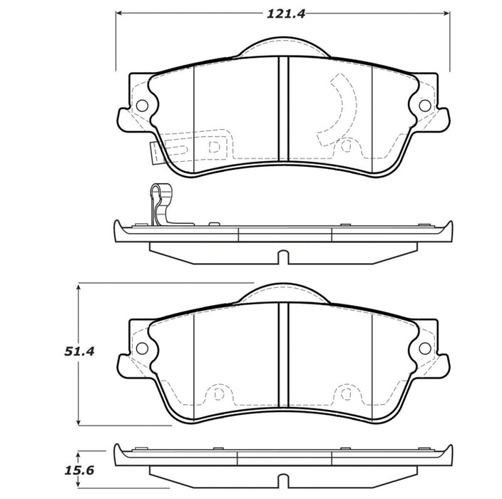 StopTech Street Touring Brake Pads 308.1352