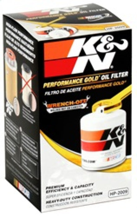 K&N 03-05 Neon SRT-4 / Lotus Elise Performance Gold Oil Filter HP-2009