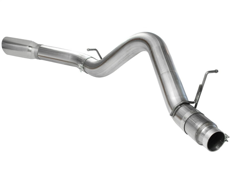 aFe MACHForce XP Exhaust 5in DPF-Back SS 11-13 GM Diesel Trucks V8-6.6L (td) (LML) (Pol Tip) 49-44041-P