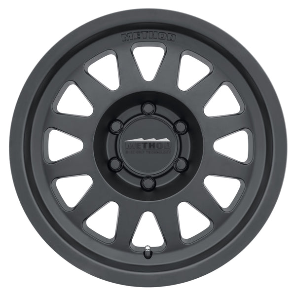 Method MR704 17x8.5 0mm Offset 8x6.5 130.81mm CB Matte Black Wheel MR70478580500
