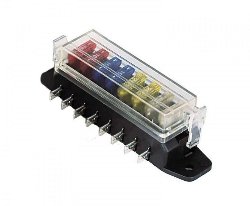 Hella 8-Way Lateral Single Fuse Box H84960111