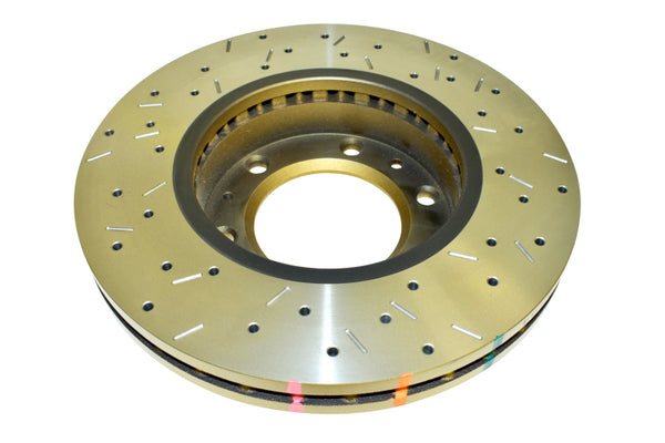 DBA 2010+ Ford Ranger 4000 XS Cross-Drilled & Slotted Series Front Rotor 42132XS