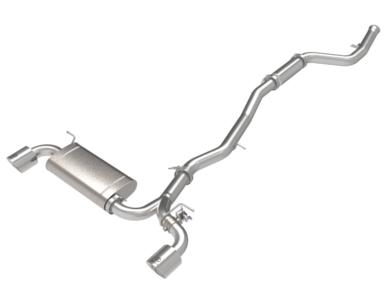 aFe POWER Takeda 2021 Toyota Supra 2.0L (t) 2.5in-3in 304 SS CB Exhaust w/ Polished Tips 49-36050-P