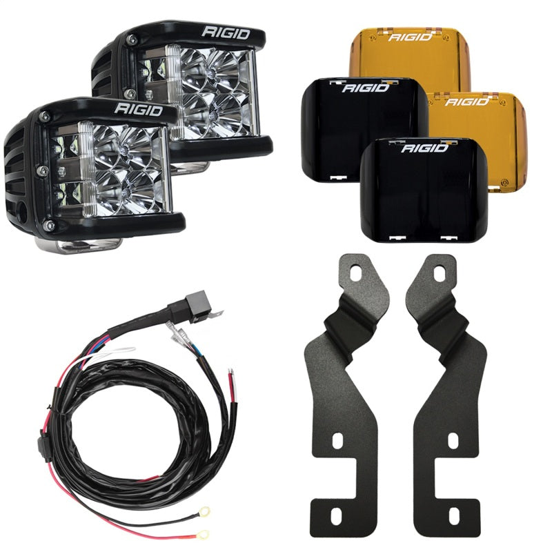 RIGID 2021+ Fits Ford Bronco Sport A-Pillar D-SS Series Side Shooter Light Mount Kit 46710