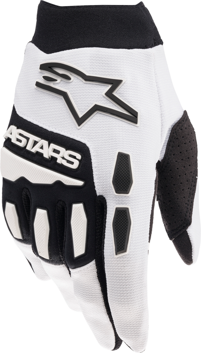 Alpinestars Youth Full Bore Gloves White/Black 2Xs 3543622-21-XXS