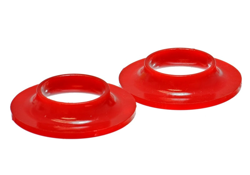 Energy Suspension Universal 2 1/8in ID 4 1/8in OD 13/16in H Red Coil Spring Isolators (2 per set) 9.6106R