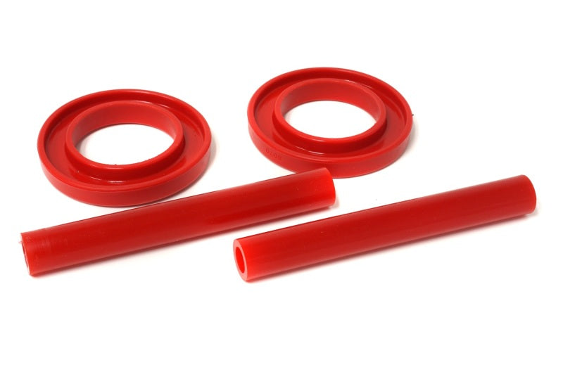 Energy Suspension 83-04 Ford Mustang SVO Red Front Spring Upper & Lower Isolator Set 4.6102R