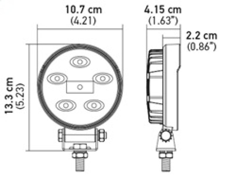 Hella ValueFit Work Light 5RD LED MV CR LT 357108001