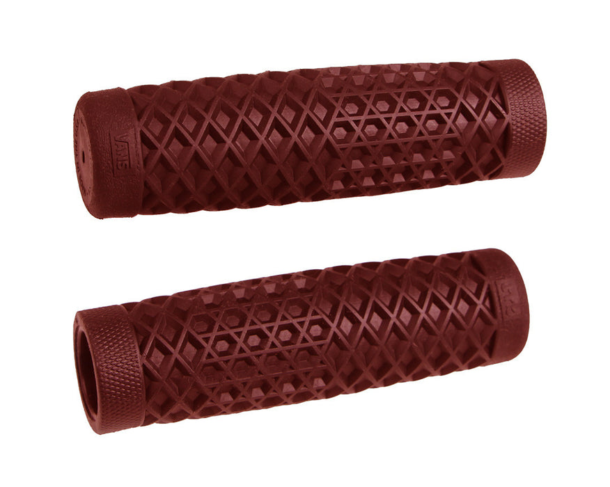 ODI Vans Cult Street Motorcycle Hand Grips - OX Blood / 1"