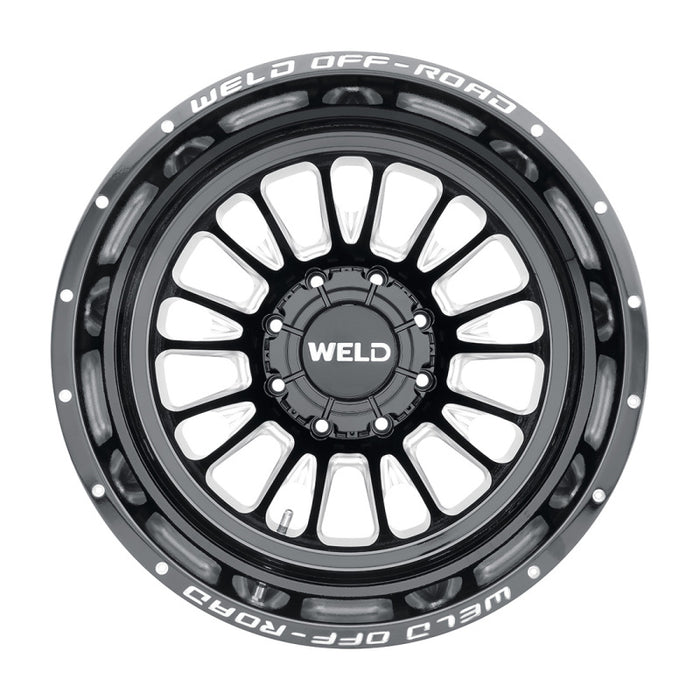 Weld Off-Road W121 20X8.25 Scorch Outer 8X165.1 ET-265 BS-5.67 Gloss Black MIL 121.6 W12108280N56