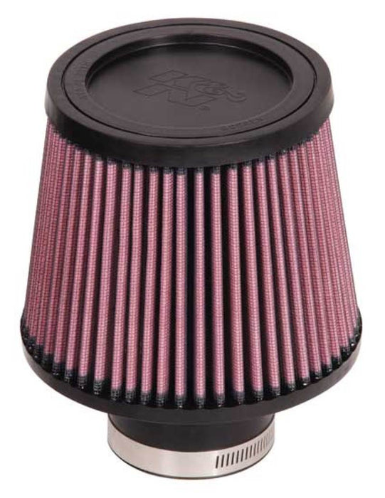 K&N Universal Rubber Filter-Round Tapered 2.5in Flange ID x 6in Base OD x 5in Top OD x 5in Height RU-5174