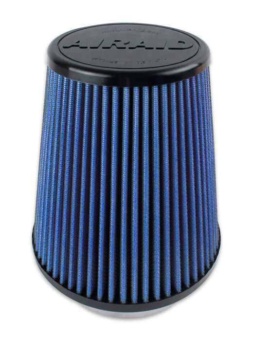 Airaid Universal Air Filter Cone 4 x 7 x 4 5/8 x 7 w/ Short Flange Blue SynthaMax 703-458