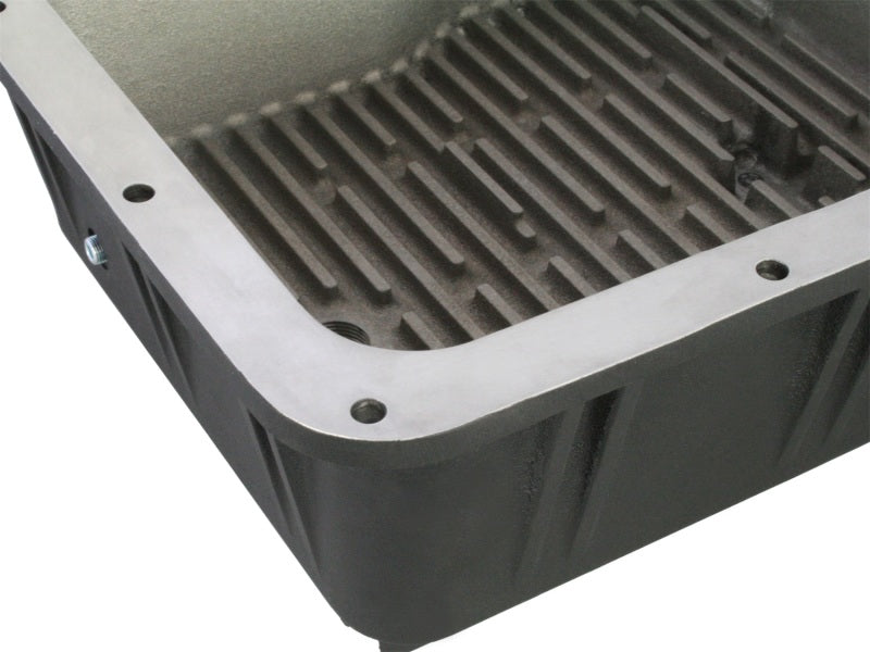 aFe Power Cover Trans Pan Machined Trans Pan GM Diesel Trucks 01-12 V8-6.6L Machined 46-70072