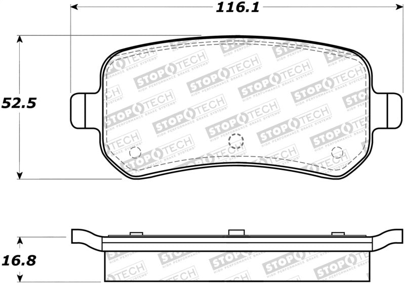 StopTech Street Brake Pads 308.1021