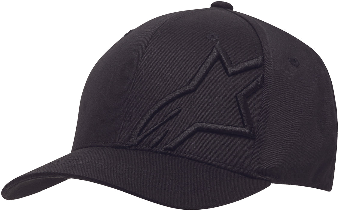 ALPINESTARS Men's Corp Shift 2 Flexfit Hat, Black/Black, Large/X-Large