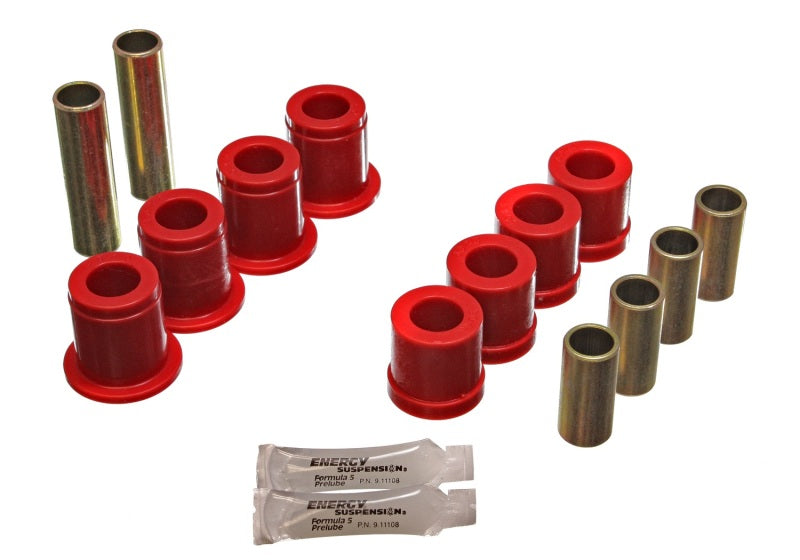 Energy Suspension 87-95 Compatible with Nissan Pathfinder 2WD/4WD Red Front Control Arm Bushing Set 7.3102R