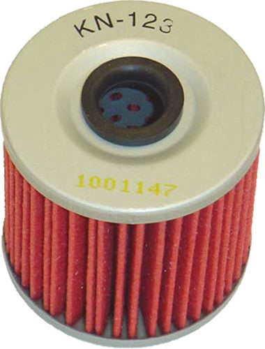 K&N Motorcycle Oil Filter: High Performance, Premium, Designed to be used with Synthetic or Conventional Oils: Fits Select Kawasaki Vehicles, KN-123