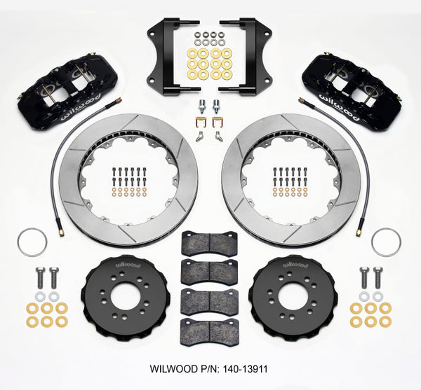 Wilwood AERO6 Front Hat Kit 15.00 2014-up Corvette C7 w/Lines 140-13911