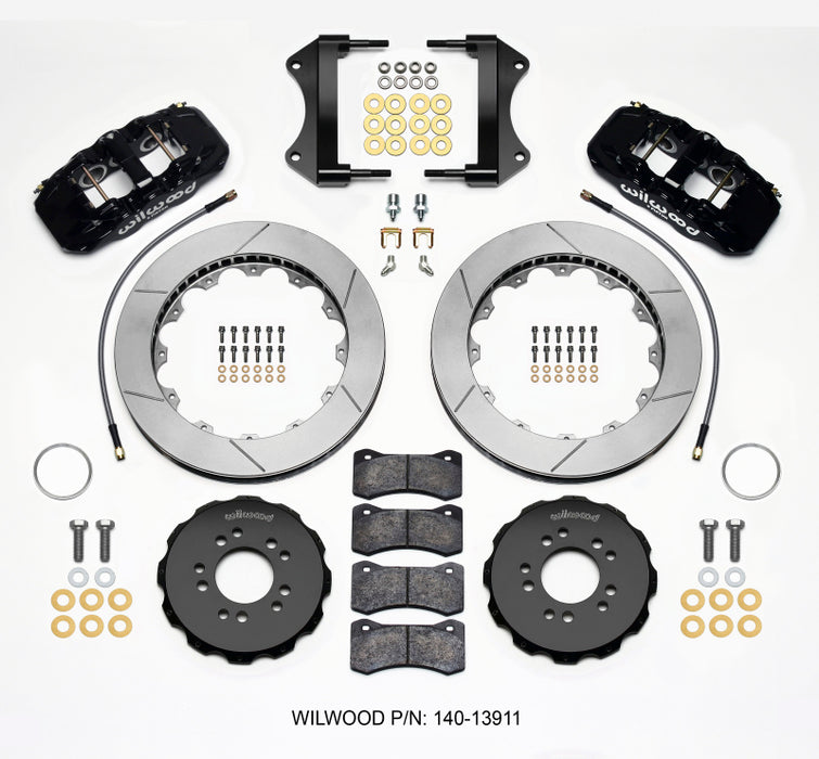 Wilwood AERO6 Front Hat Kit 15.00 2014-up Corvette C7 w/Lines 140-13911