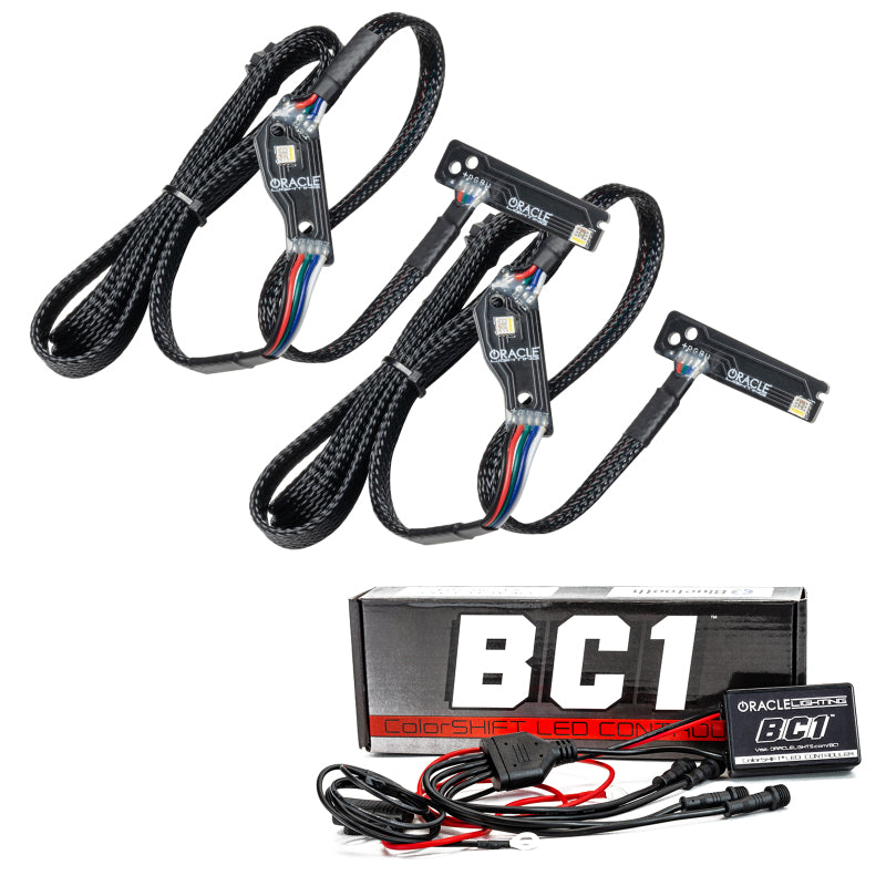 Oracle 15-21 Fits Nissan GT-R RGB+W Lightning Bolt Headlight DRL Kit W/ BC1 Controller See Warranty 1283-335