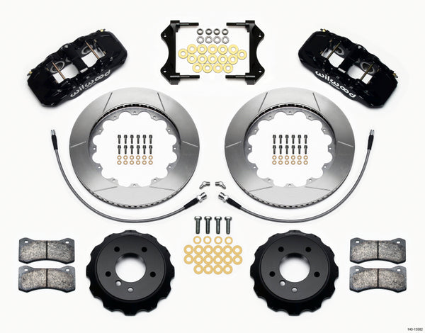 Wilwood AERO6 Front Hat Kit 14.00 2007-2011 BMW E90 Series w/Lines 140-13582