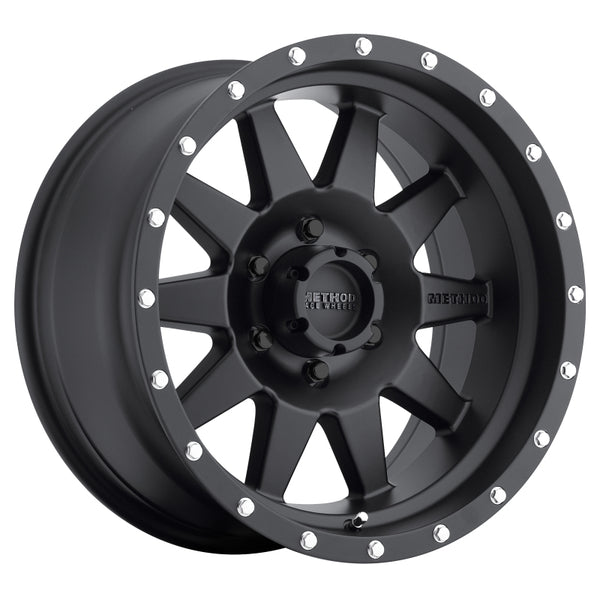Method MR301 The Standard 18x9 +18mm Offset 6x5.5 108mm CB Matte Black Wheel MR30189060518