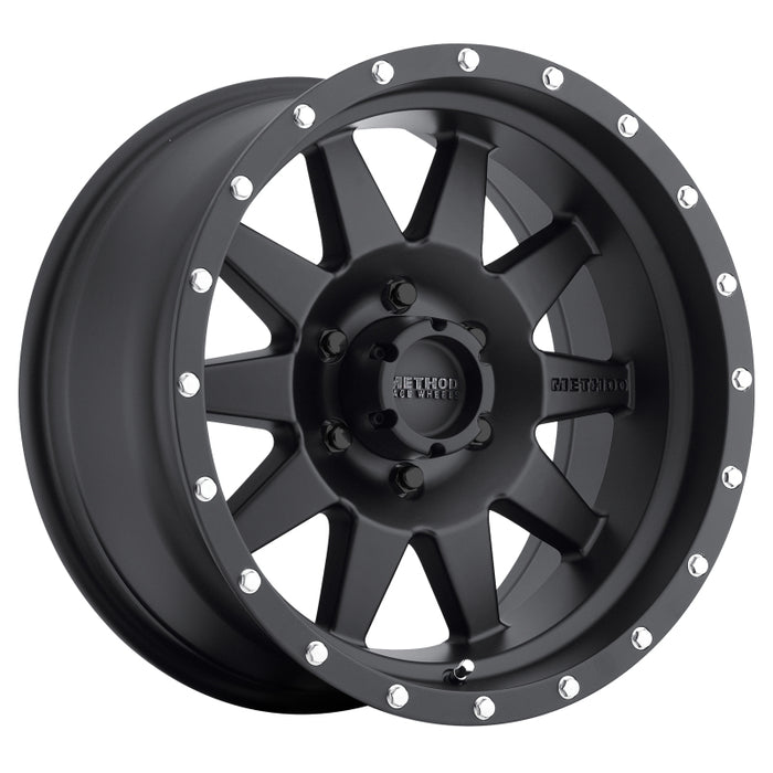 Method MR301 The Standard 17x9 -12mm Offset 6x5.5 108mm CB Matte Black Wheel MR30179060512N