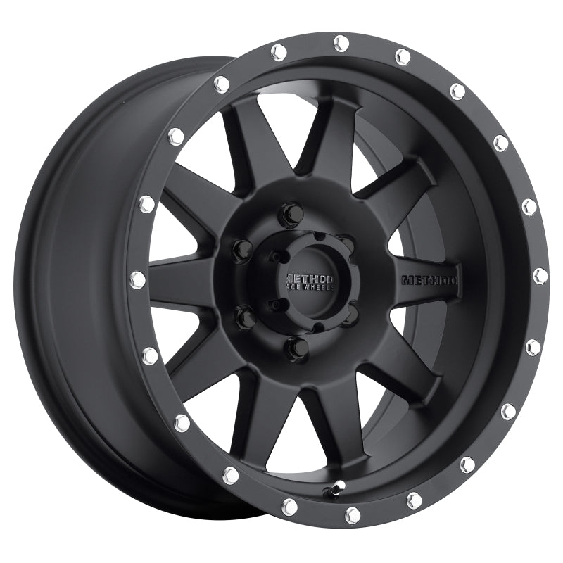 Method MR301 The Standard 20x9 +18mm Offset 6x5.5 108mm CB Matte Black Wheel MR30129060518