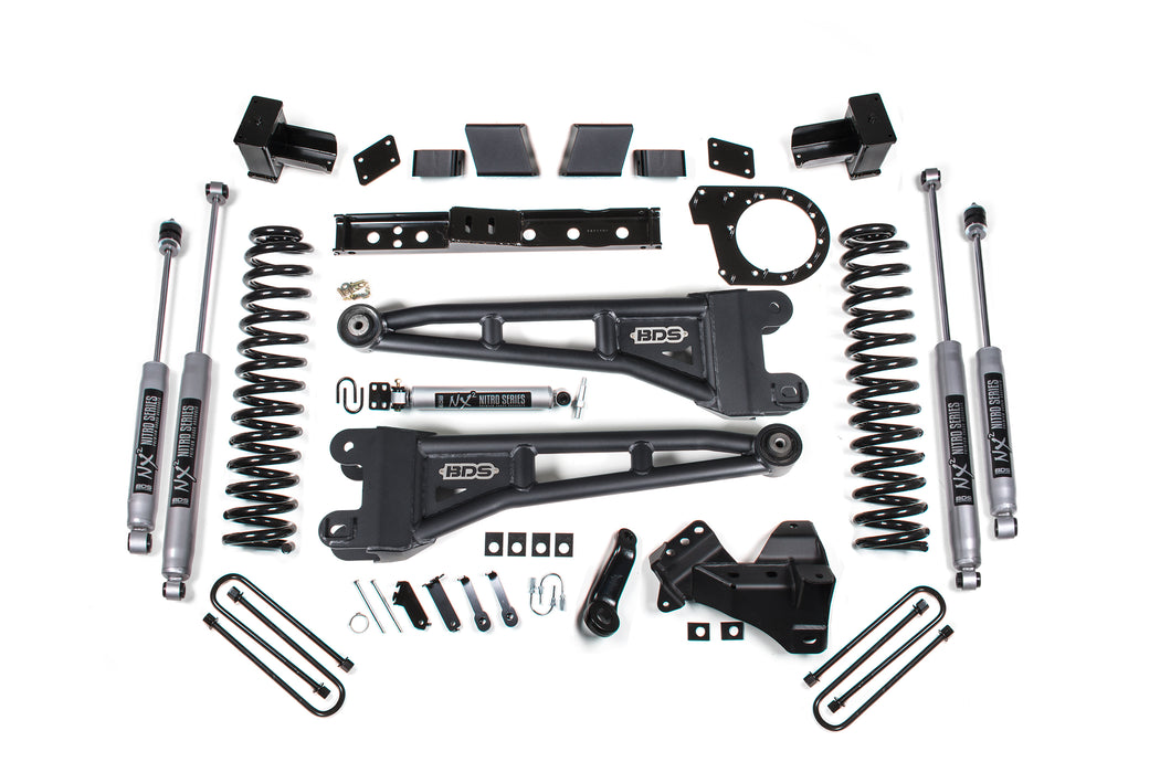 BDS 7 Inch Lift Kit w/ Radius Arm Ford F250/F350 Super Duty (23-26) 4WD Diesel