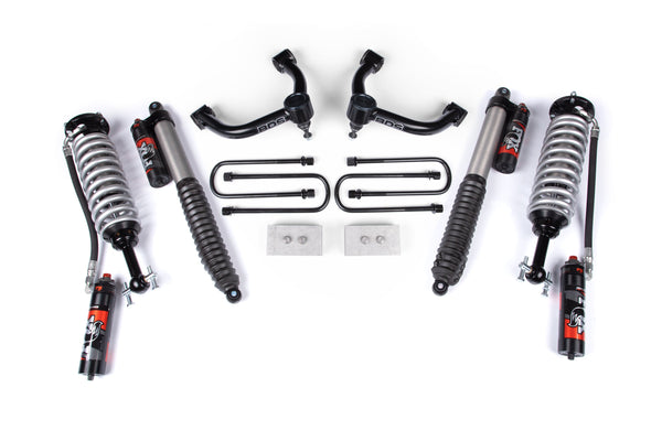 BDS 2021-2025 Fits Ford F150 3" Suspension Lift Kit, Incl/ Sensor Ucas FOX 2.5 Pes C/o Front, FOX 2.0 Ifp Ps Rear Shocks 2263PES