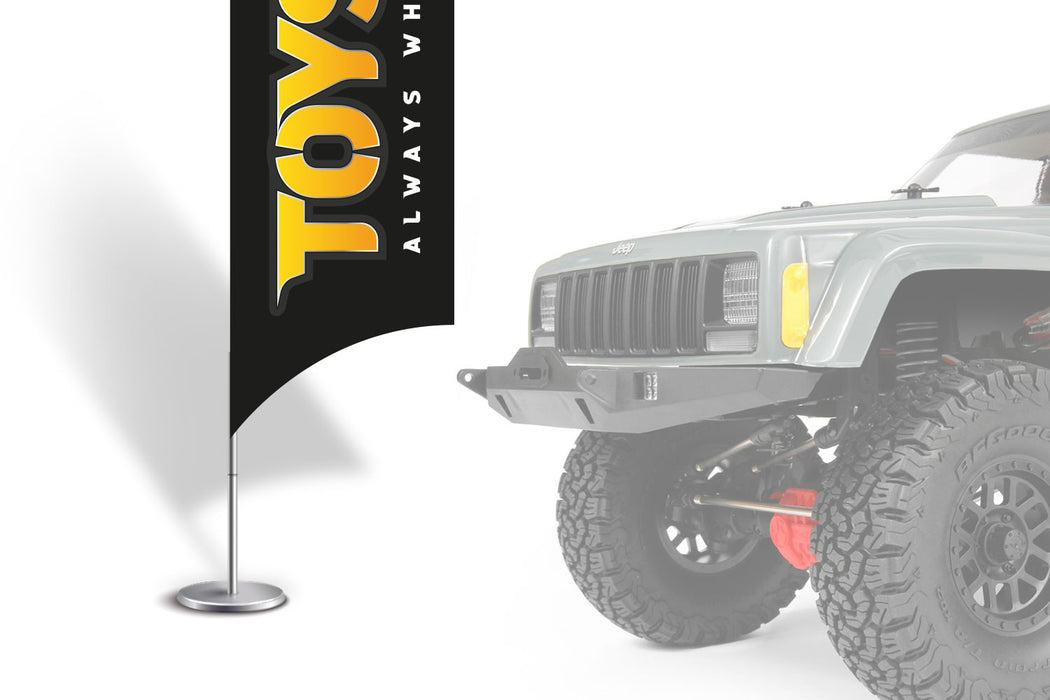 Toyswd Beach Flag 18" Rc Crawler Park Circuit Model Making 1/10 TWD100013