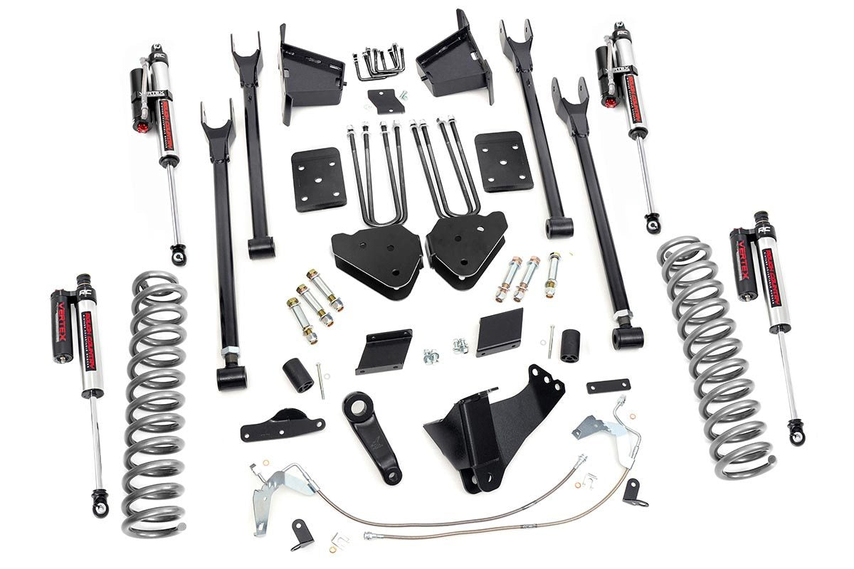 Rough Country 6 Inch Lift Kit 4-Link Ovld Vertex Fits Ford F-250 Super Duty (11-14) 56550