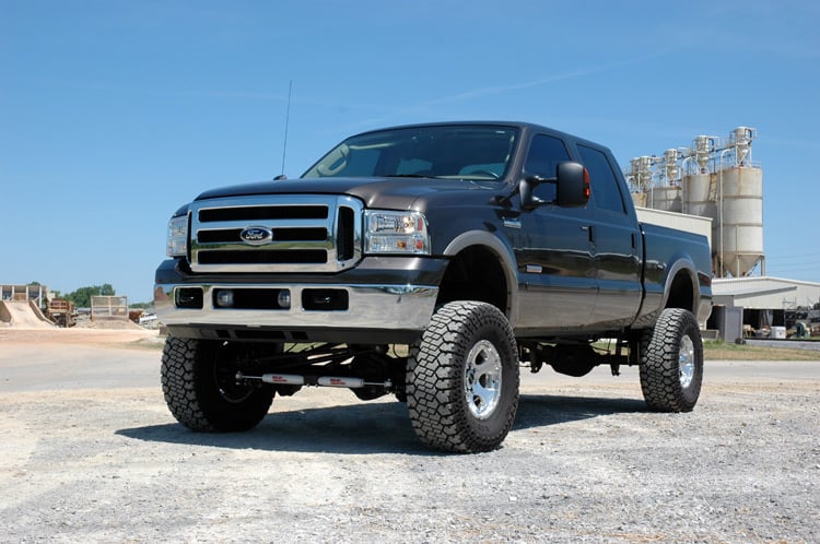 Rough Country 6 Inch Lift Kit Gas 4 Link Ovld Vertex Ford F-250/F-350 Super Duty (05-07) 58150