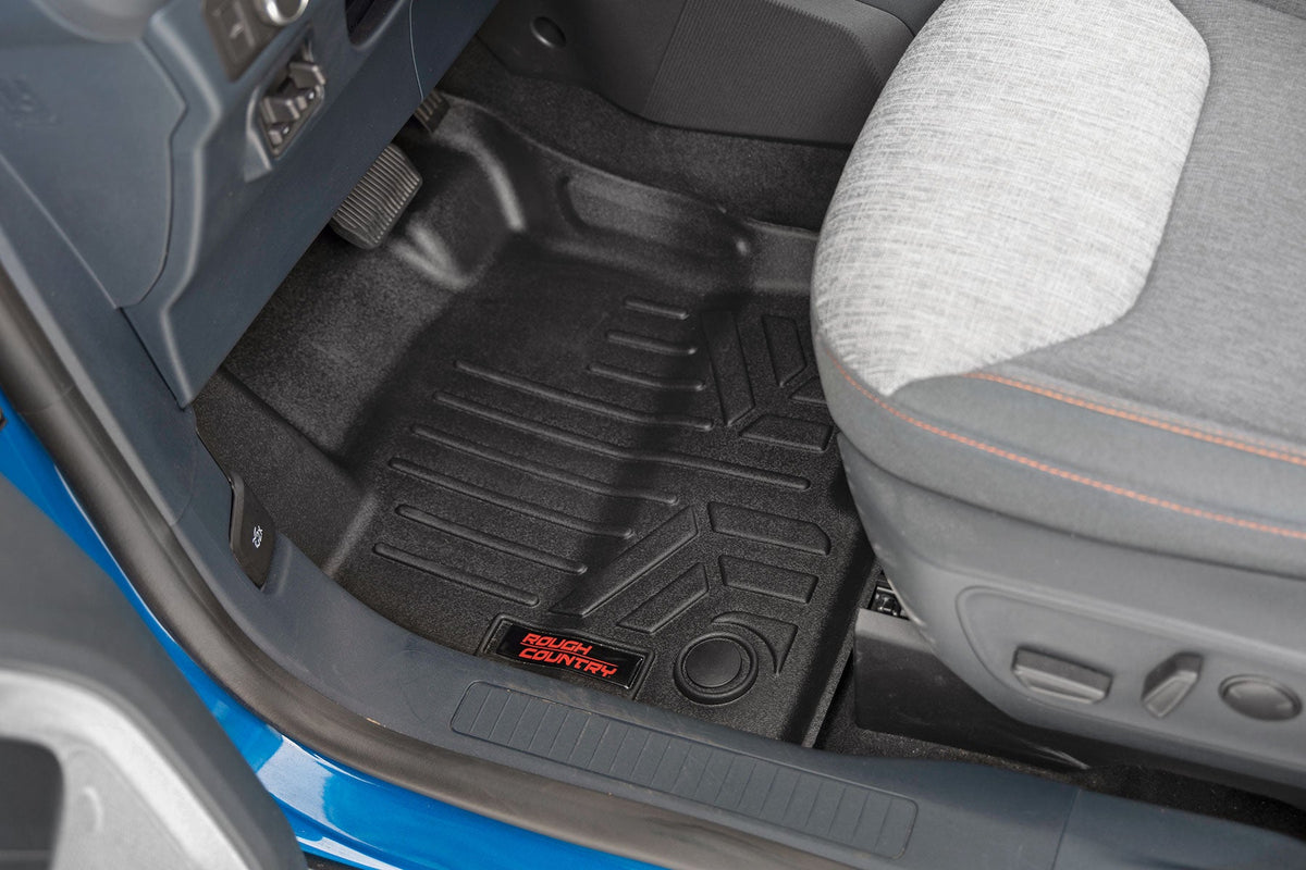 Rough Country Floor Mats Front And Rear Fits Ford Maverick 2WD/4WD (2022-2023) M-51102