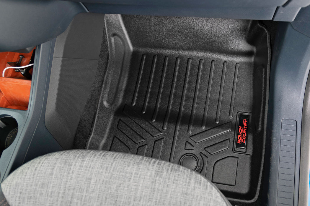 Rough Country Floor Mats Front And Rear Ford Maverick 2Wd/4Wd (2022-2023) M-51102