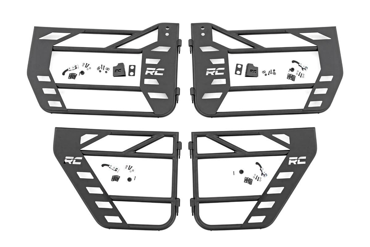Rough Country Tubular Doors Front And Rear Fits Jeep Wrangler Jk (2007-2018) 10588