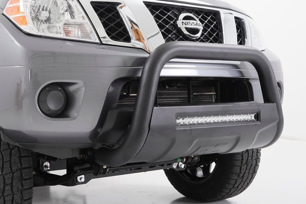 Rough Country Black Led Bull Bar Compatible with Nissan Frontier 2Wd/4Wd (2005-2021) B-N4150