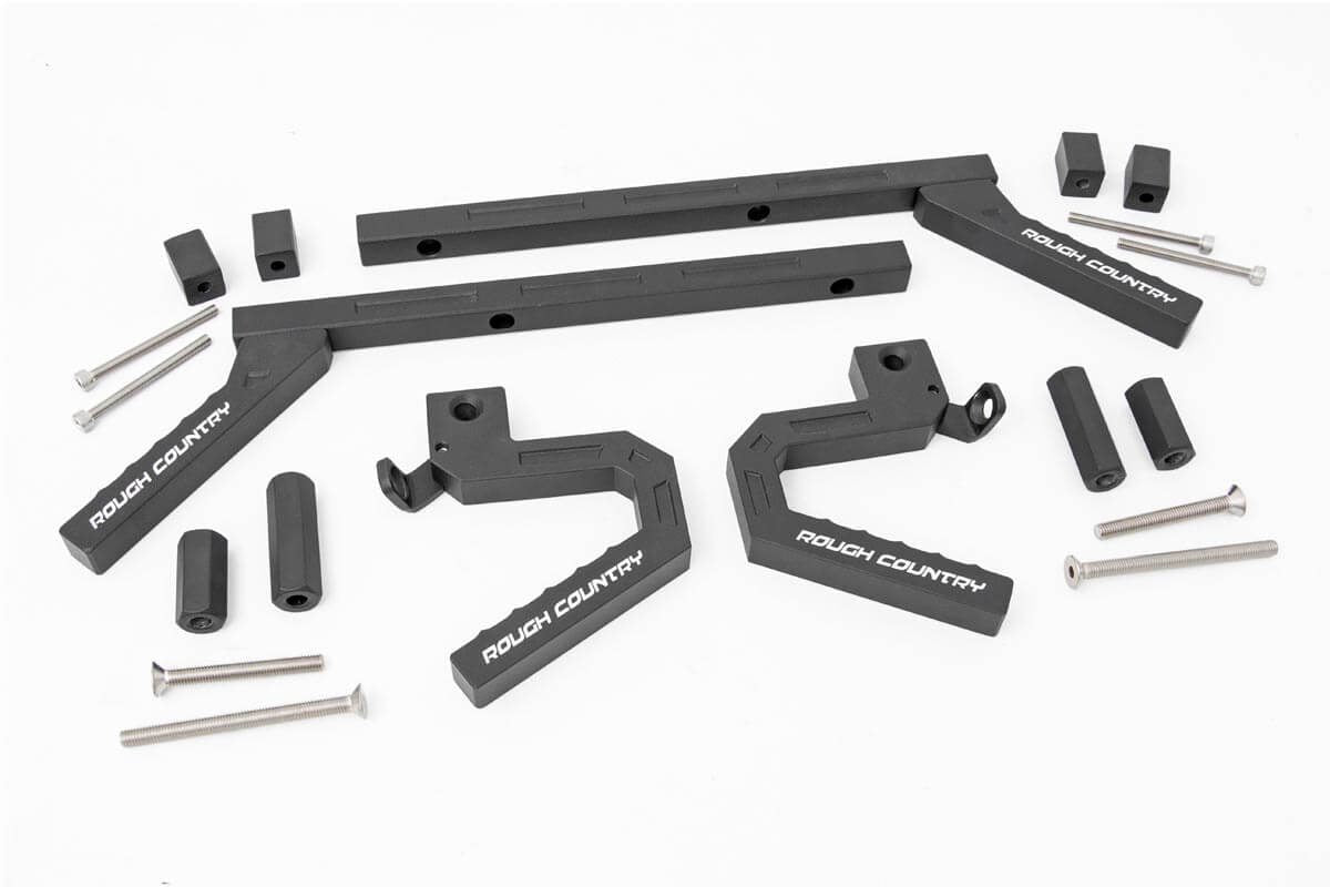 Rough Country Grab Handles Alum Fr & Rr Fits Jeep Wrangler Jk (2007-2018) 6509