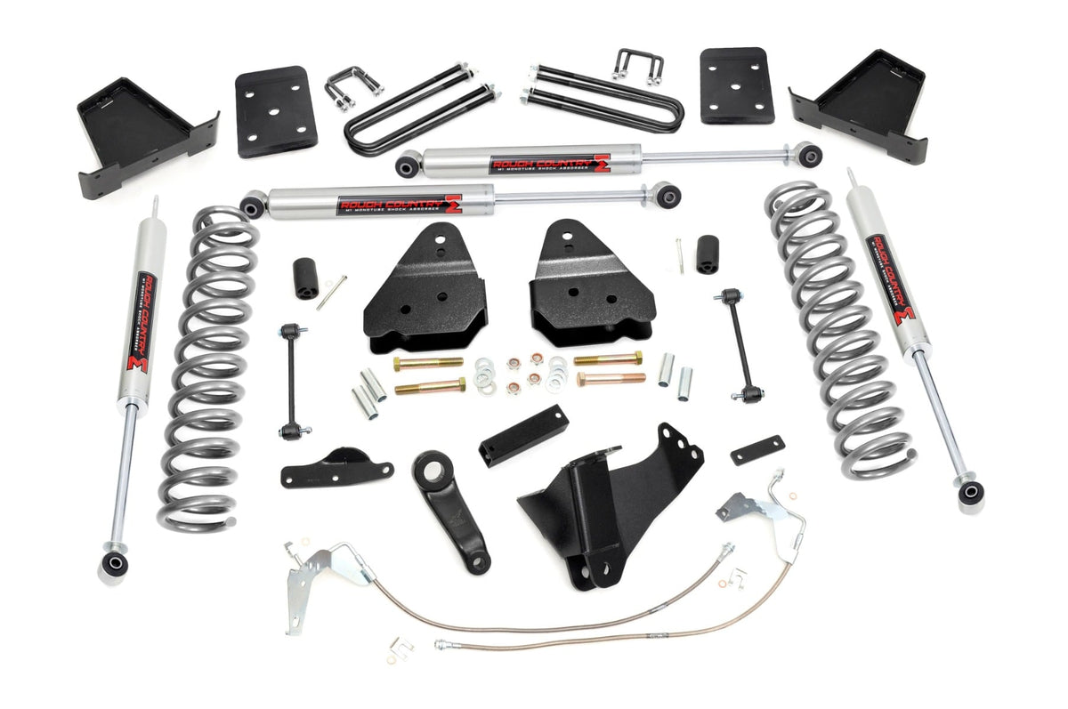 Rough Country 4.5 Inch Lift Kit W/O Overloads M1 Fits Ford F-250/F-350 Super Duty (08-10) 47840