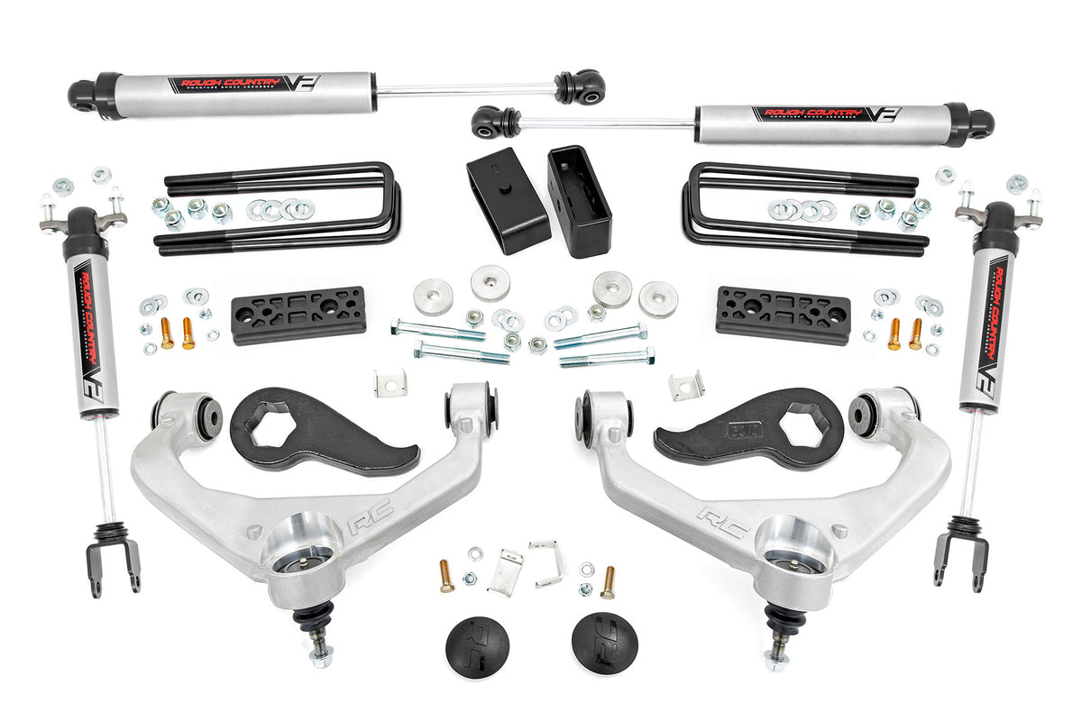 Rough Country 3 Inch Lift Kit Ucas V2 Fits Chevy/GMC Sierra 3500HD/Silverado 3500HD (20-23) 95670