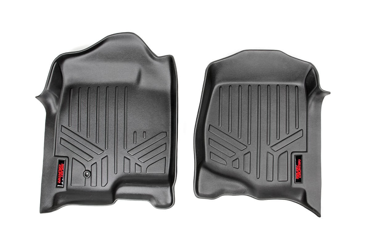 Rough Country Floor Mats Front Fits Chevy/GMC 1500/2500HD/3500HD (07-13) M-2071