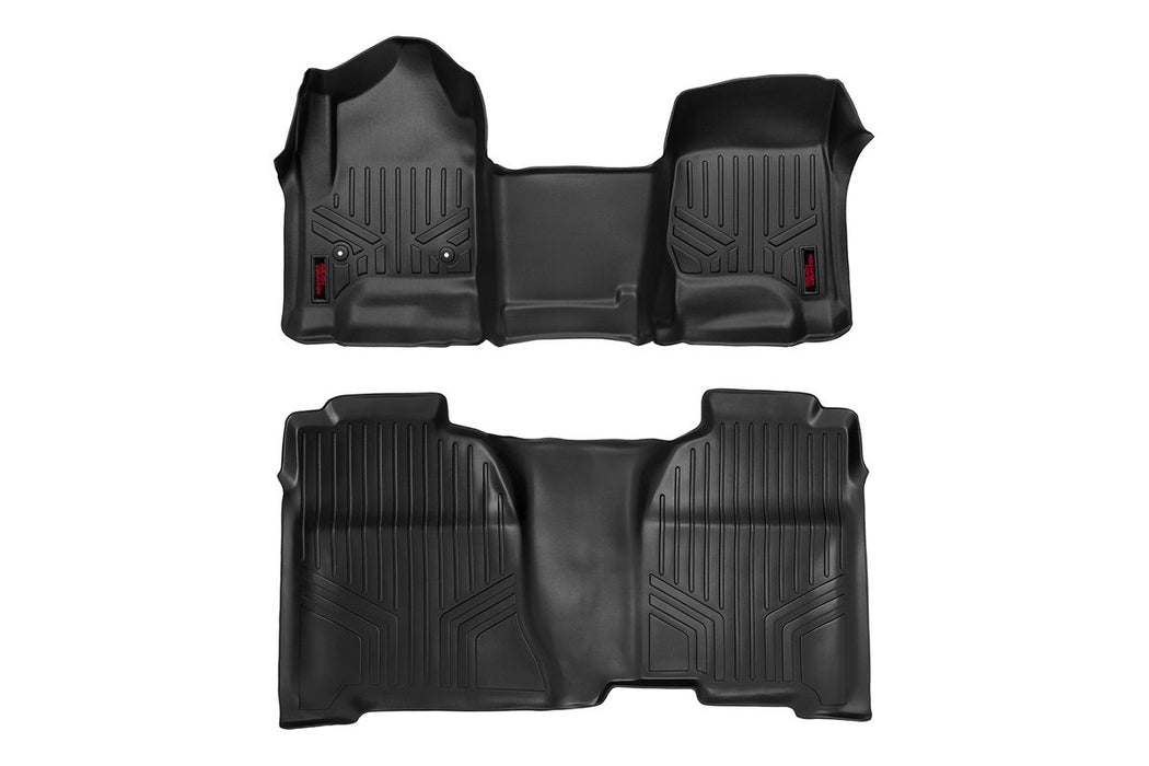 Rough Country Floor Mats Fr & Rr Ov Hump Crew Chevy/fits gmc 1500/2500Hd/3500Hd 2Wd/4Wd M-21143